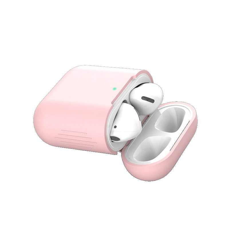 Husa AirPods cu Inel Prindere Roz-3
