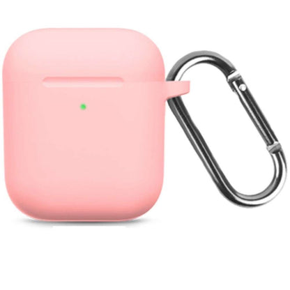 Husa AirPods cu Inel Prindere Roz-4