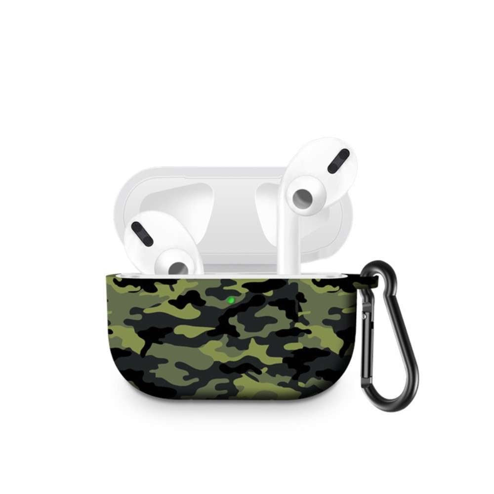 Husa AirPods Pro cu Inel Prindere Camuflaj-3