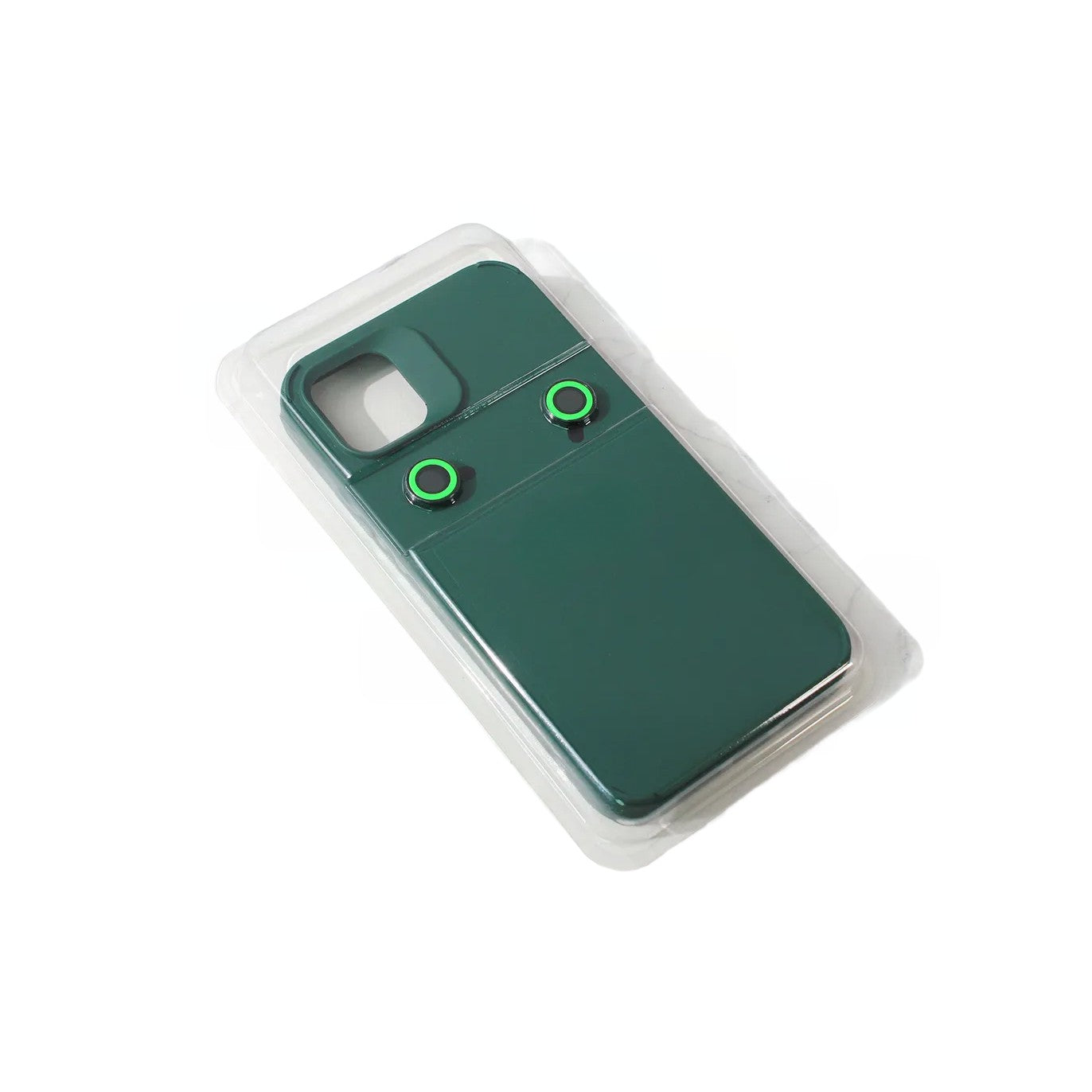 Husa Apple iPhone 13, Flippy, din Silicon Lichid, Interior din Microfibra, Lentile Fosforescente de Protectie Camera, Anti Amprenta, Rezistenta la Socuri, Verde-2