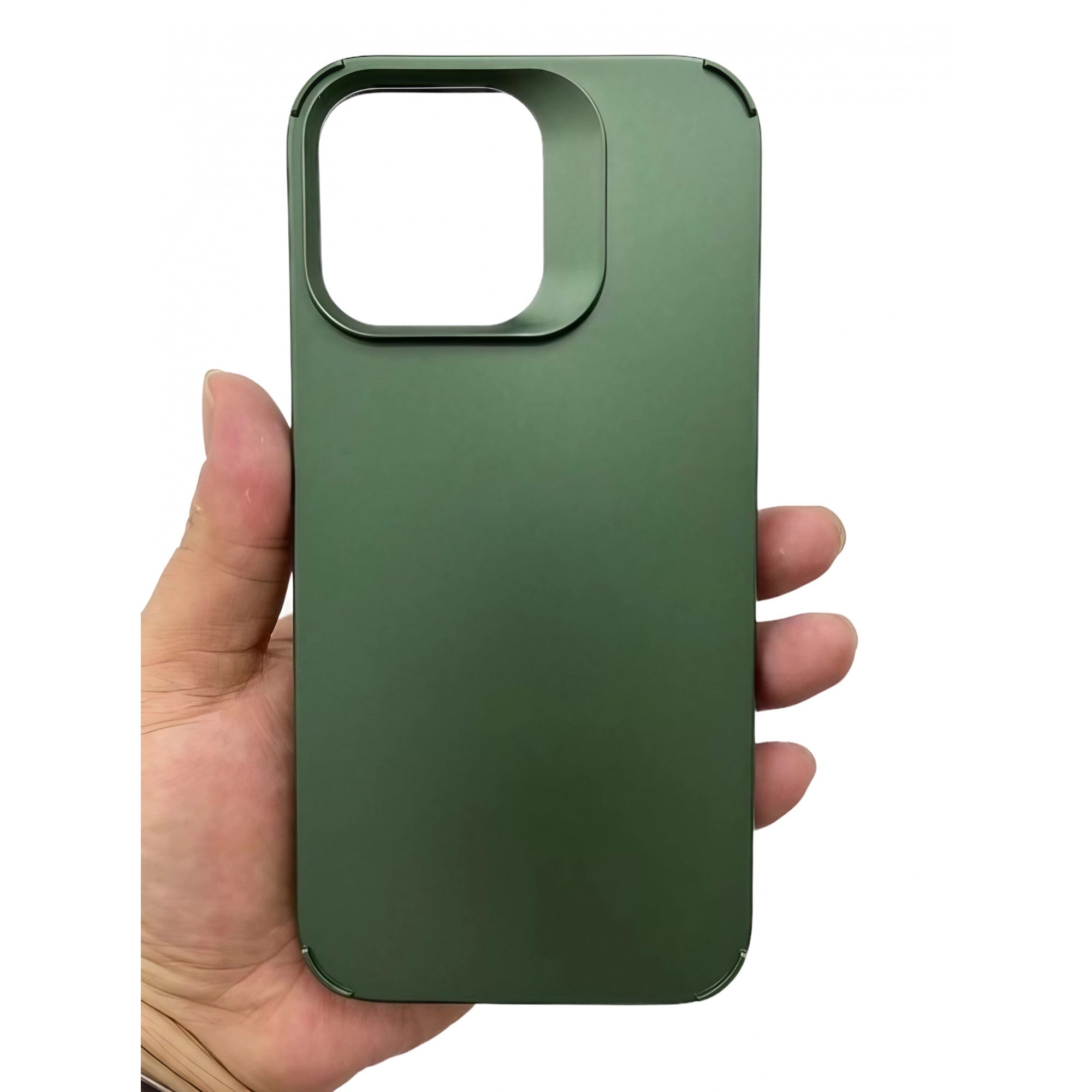 Husa Apple iPhone 13, Flippy, din Silicon Lichid, Interior din Microfibra, Lentile Fosforescente de Protectie Camera, Anti Amprenta, Rezistenta la Socuri, Verde-6