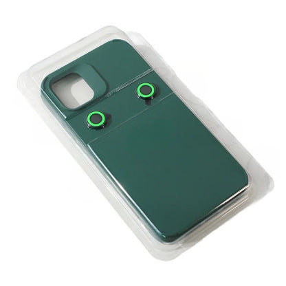 Husa Apple iPhone 14 Pro, Flippy, din Silicon Lichid, Interior din Microfibra, Lentile Fosforescente de Protectie Camera, Anti Amprenta, Rezistenta la Socuri, Verde-0