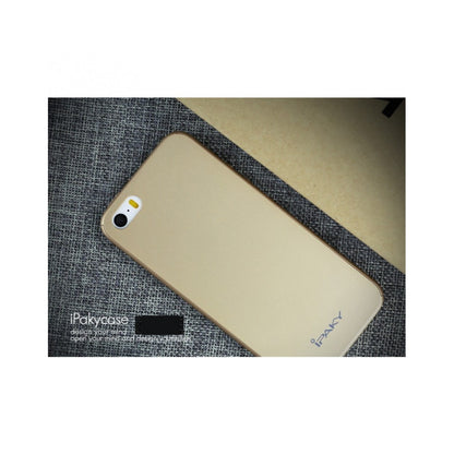 Husa Apple iPhone 5/5S/SE IPAKY Full Cover 360 Auriu cu Folie Cadou-3