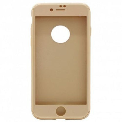 Husa Apple iPhone 6/6S IPAKY Full Cover 360 Auriu + Folie Cadou-7