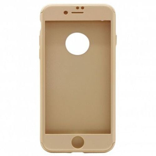 Husa Apple iPhone 6/6S IPAKY Full Cover 360 Auriu + Folie Cadou-7