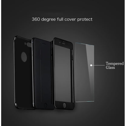 Husa Apple iPhone 6+/6S+ Joyroom (Fata + Spate) Roz Auriu + Folie de protectie-3