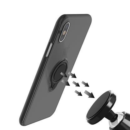 Husa Apple iPhone 6 Armor Ring cu inel magnetic Negru-3