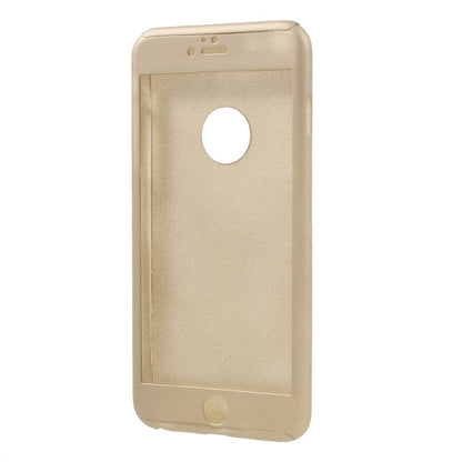 Husa Apple iPhone 6 Plus/6S Plus Full Cover 360 Auriu + Folie de protectie-4