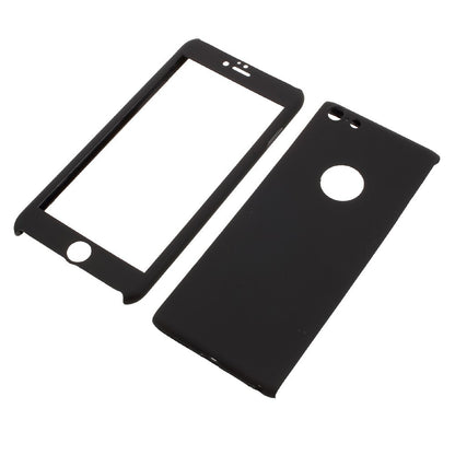 Husa Apple iPhone 6 Plus/6S Plus Full Cover 360 Negru + Folie de protectie-2