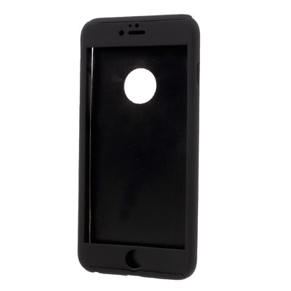 Husa Apple iPhone 6 Plus/6S Plus Full Cover 360 Negru + Folie de protectie-3