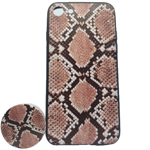Husa Apple iPhone 6 Plus/6S Plus Multicolor Model Sarpe 2 + Popsocket inclus-0