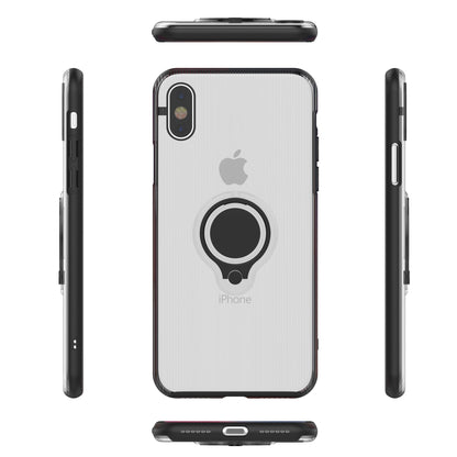Husa Apple iPhone 7 Armor Ring cu inel magnetic Transparent-0