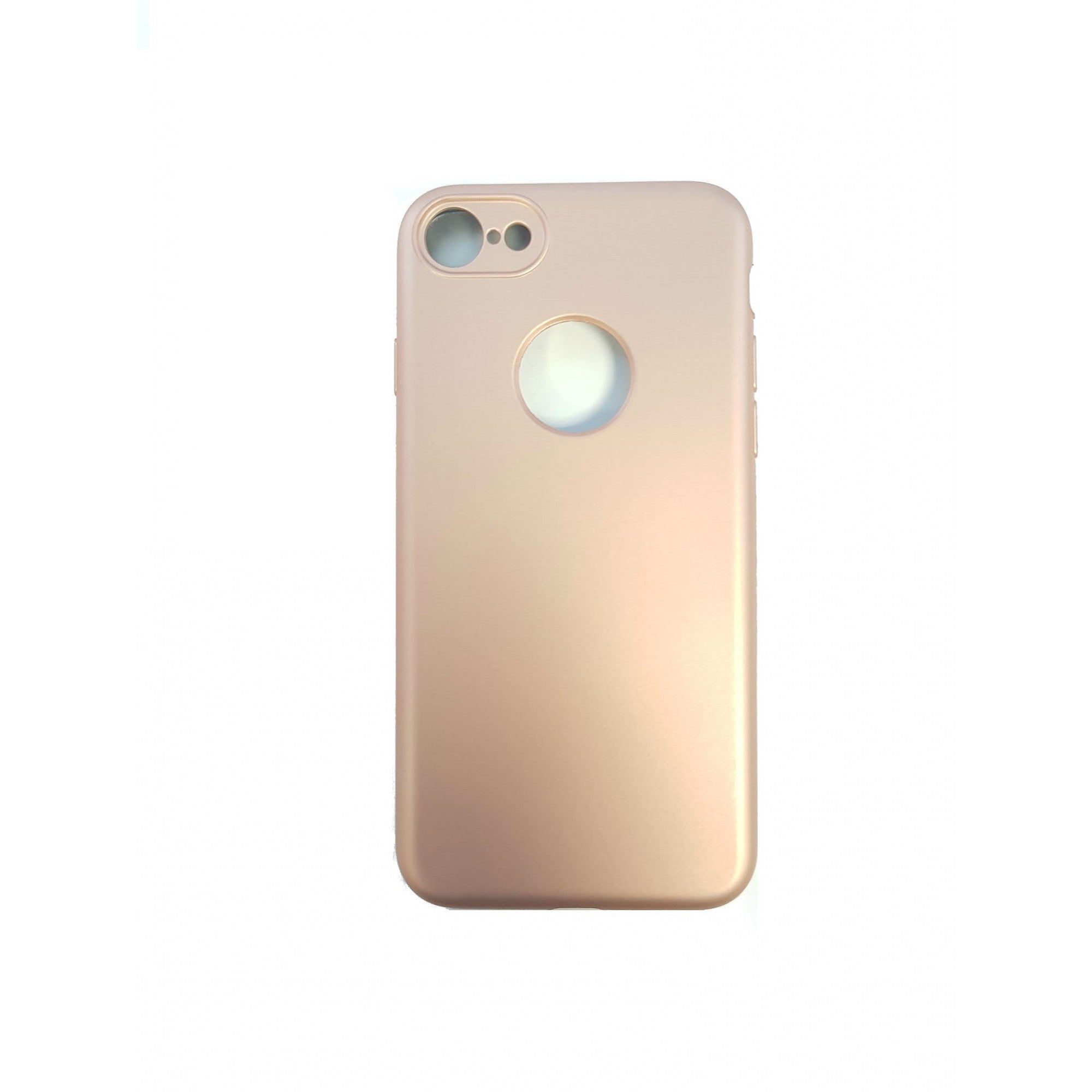 Husa Apple iPhone 7 Full Silicone 360 Auriu + Folie de protectie-2