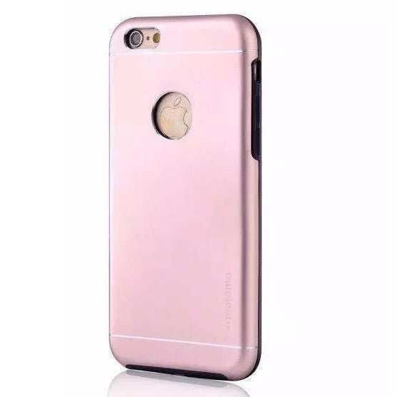 Husa Apple iPhone 7 Motomo V2 Roz-Auriu-2