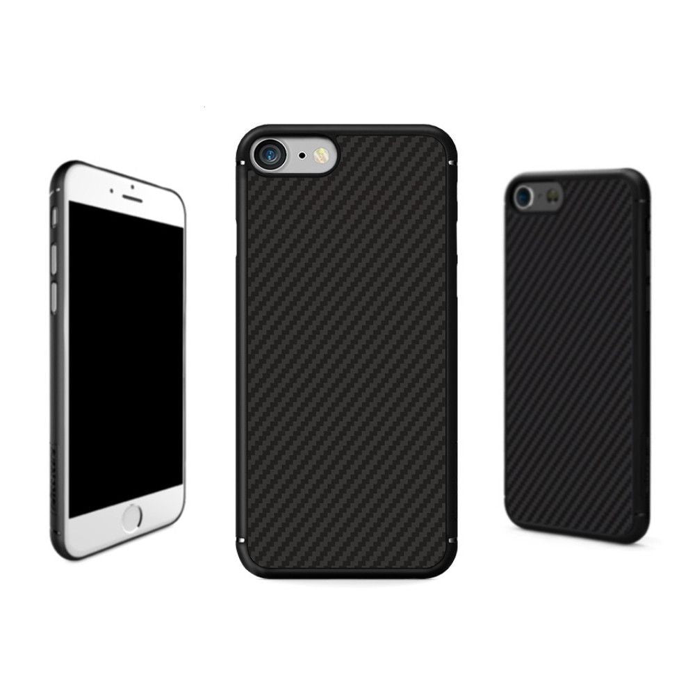 Husa Apple iPhone 7 Nillkin Synthetic Fiber Negru-2