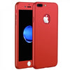 Husa Apple iPhone 7 Plus Full Silicone 360 Rosu-0