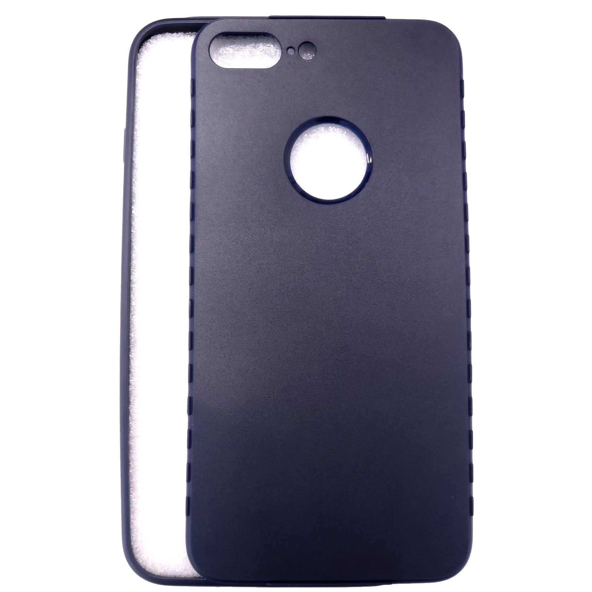 Husa Apple iPhone 7 Plus Full Silicone Albastru-4