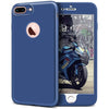 Husa Apple iPhone 7 Plus Full Silicone Albastru-0