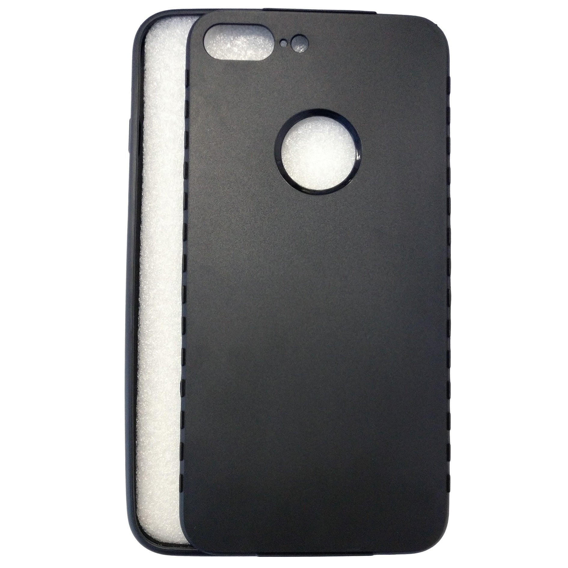 Husa Apple iPhone 7 Plus Full Silicone Negru-2