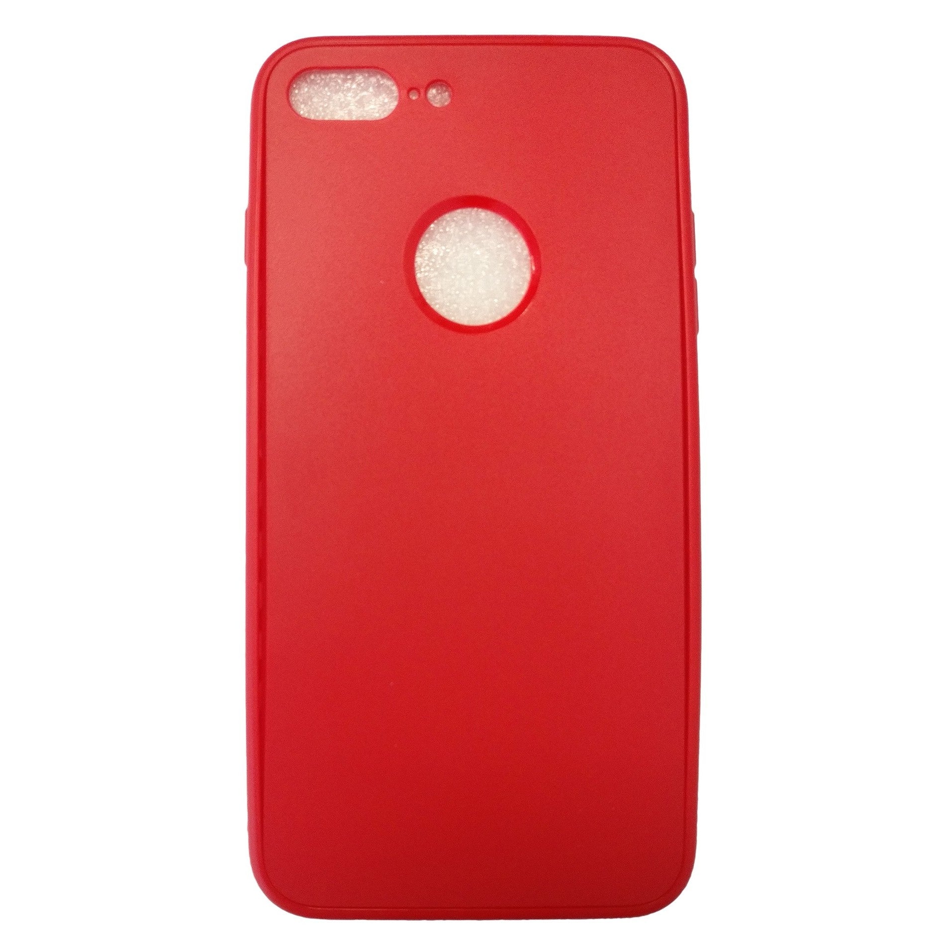 Husa Apple iPhone 7 Plus Full Silicone Rosu-5