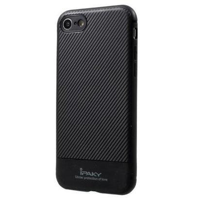 Husa Apple iPhone 7 Plus IPAKY Carbon Fiber Negru-8