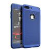 Husa Apple iPhone 7 Plus IPAKY Full Cover 360 Air cu Gauri Albastru + Folie Sticla-0