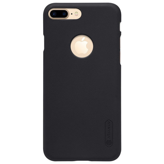 Husa Apple iPhone 7 Plus Nillkin Frosted Shield Negru + Folie de protectie-1