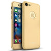 Husa Apple iPhone 7 Premium Full Cover 360 Auriu + Folie Cadou-0