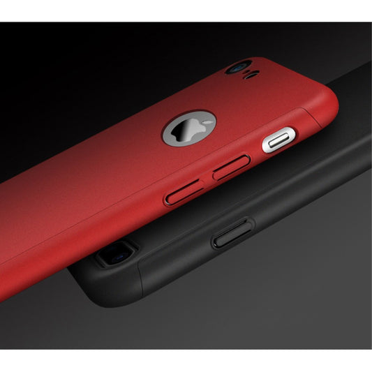 Husa Apple iPhone 7 Premium Full Cover 360 Rosu + Folie Cadou-1