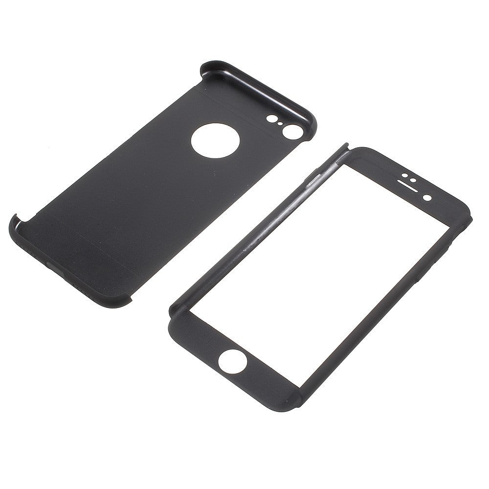 Husa Apple iPhone 8 Full Cover 360 Negru + Folie Cadou-2