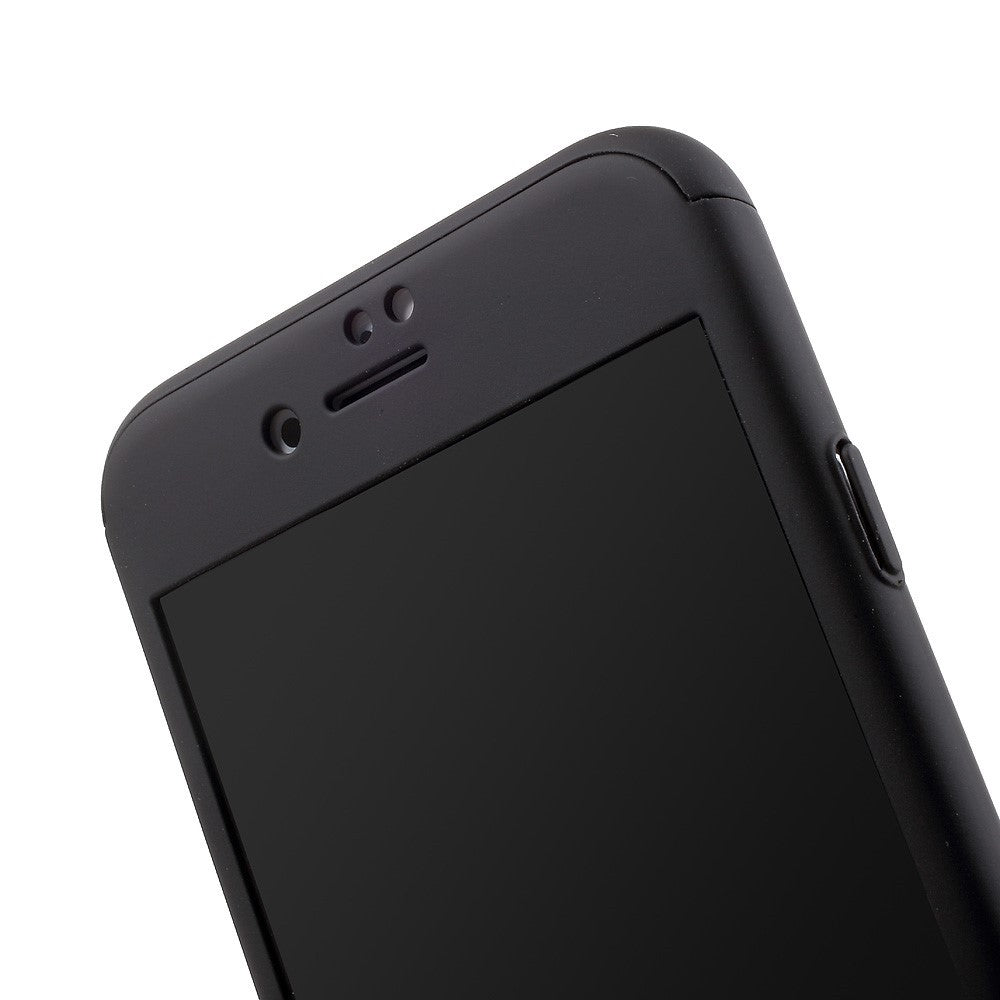 Husa Apple iPhone 8 Full Cover 360 Negru + Folie Cadou-6