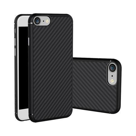 Husa Apple iPhone 8 Nillkin Synthetic Fiber Negru-2