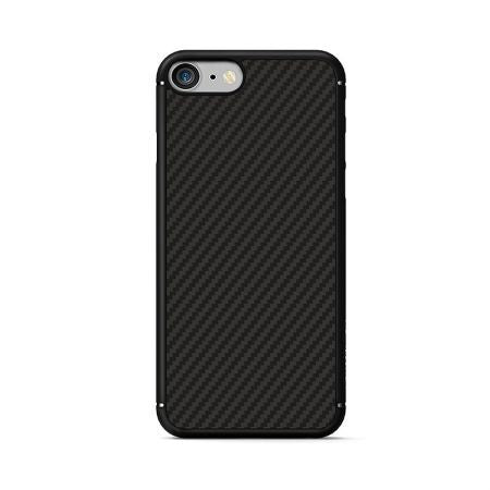 Husa Apple iPhone 8 Nillkin Synthetic Fiber Negru-3