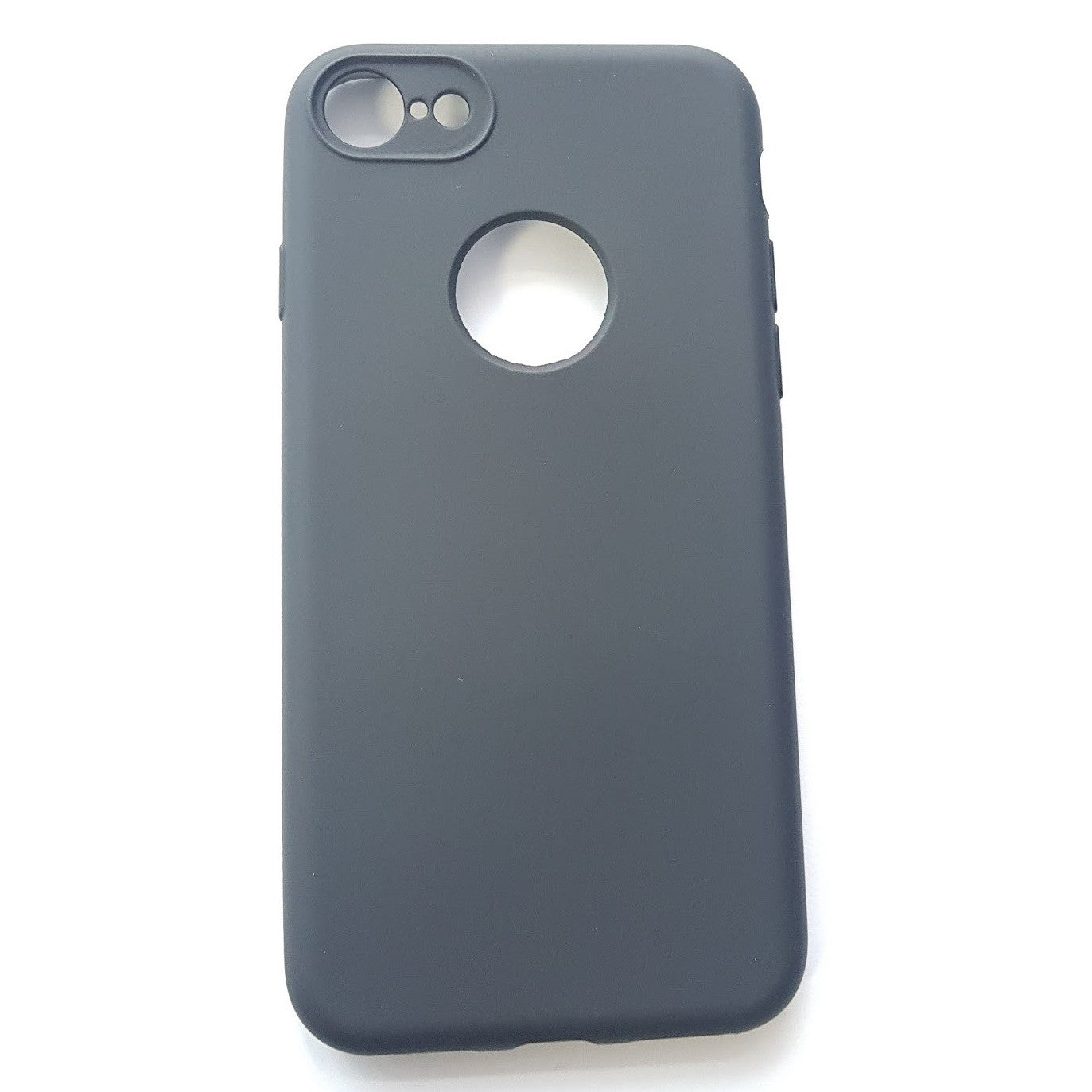 Husa Apple iPhone 8 Plus Full Silicone 360 Negru + Folie de protectie-7