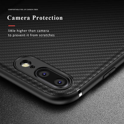 Husa Apple iPhone 8 Plus IPAKY Carbon Fiber Negru-4