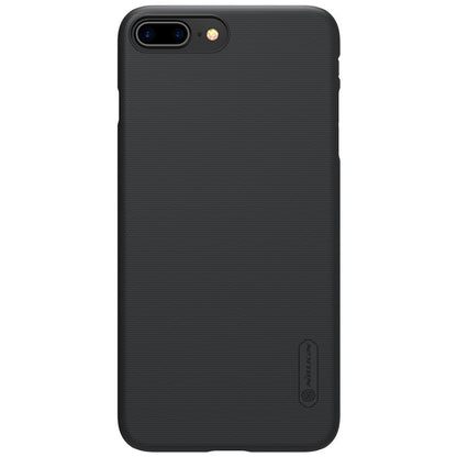 Husa Apple iPhone 8 Plus Nillkin Frosted Shield Negru + Folie de protectie-2