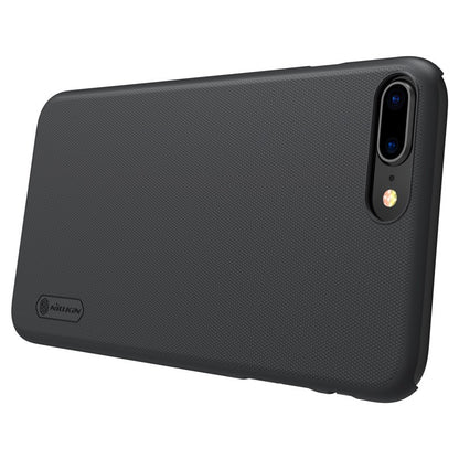 Husa Apple iPhone 8 Plus Nillkin Frosted Shield Negru + Folie de protectie-5