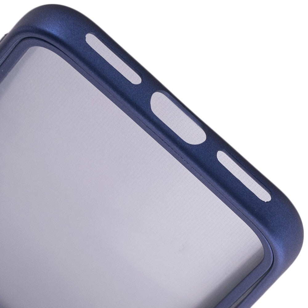 Husa Apple iPhone X Full Silicone 360 Albastru + Folie de protectie-5