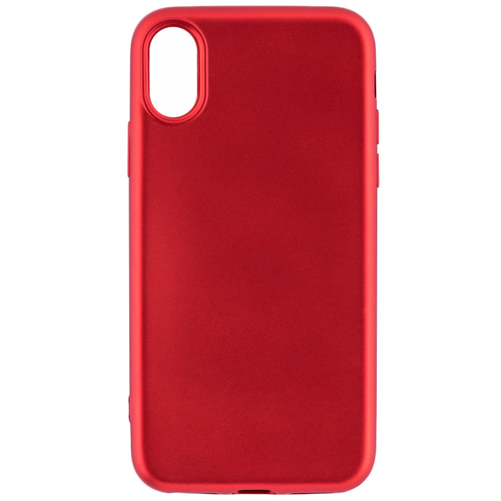 Husa Apple iPhone X Full Silicone 360 Rosu + Folie de protectie-6