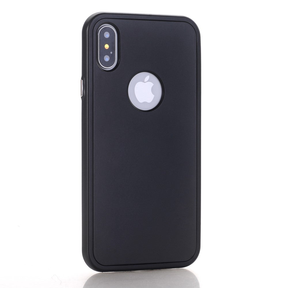 Husa Apple iPhone X Full Silicone Negru-5