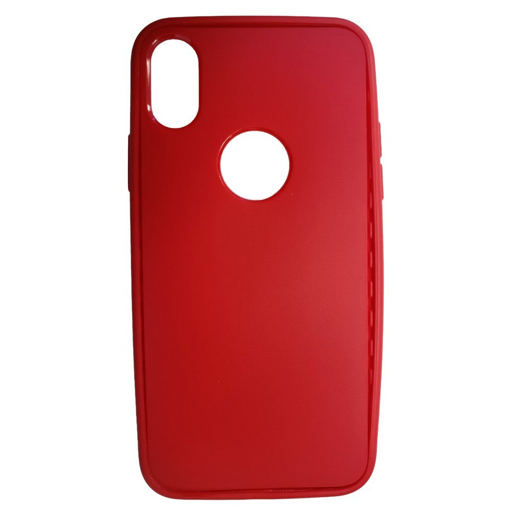 Husa Apple iPhone X Full Silicone Rosu-3