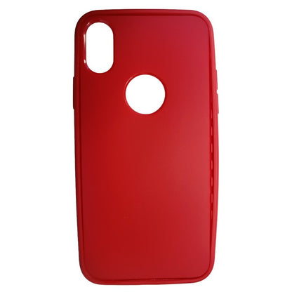 Husa Apple iPhone X Full Silicone Rosu-3