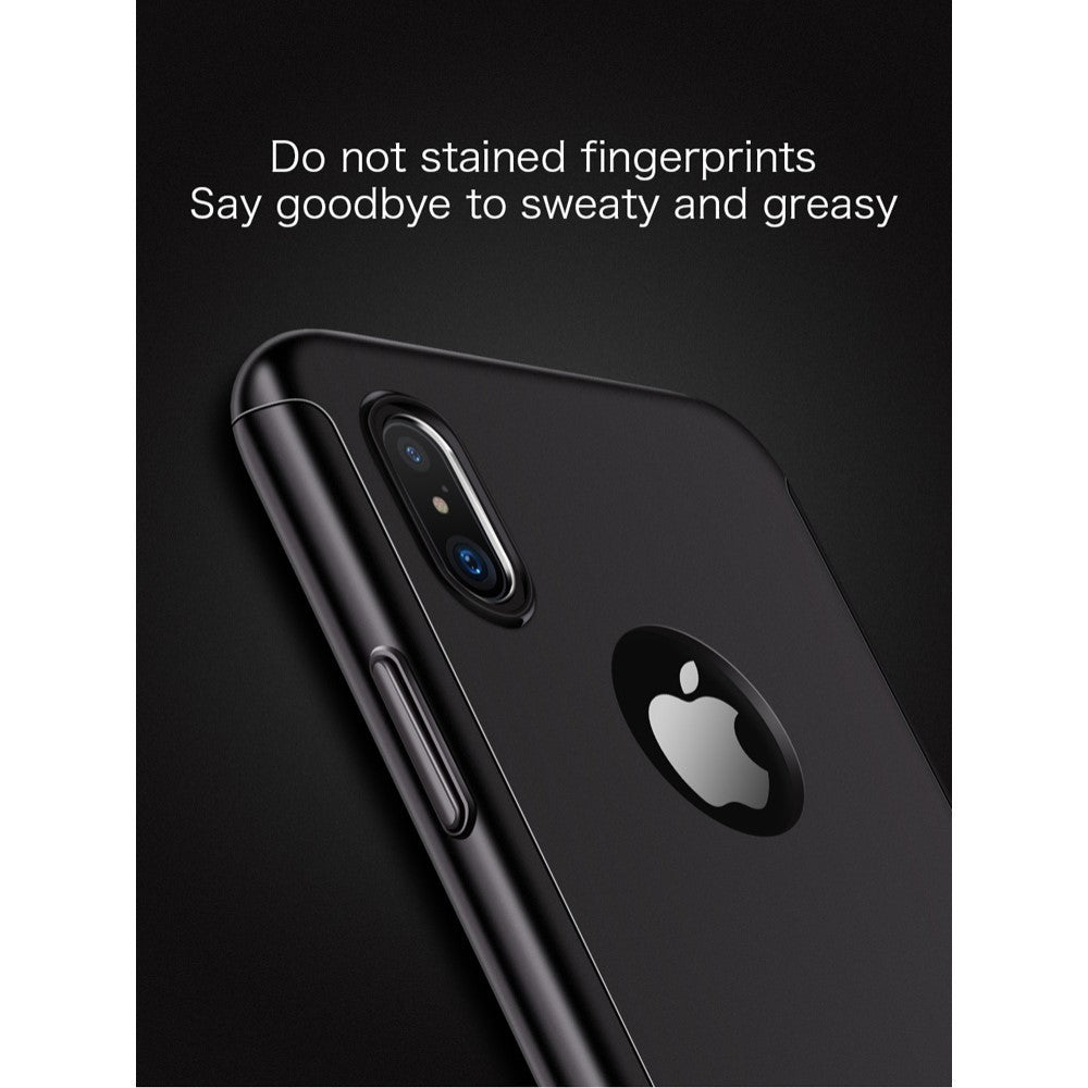 Husa Apple iPhone X Joyroom fata + spate Negru-6