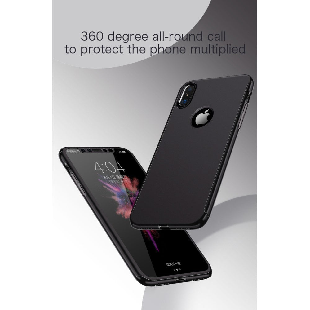 Husa Apple iPhone X Joyroom fata + spate Negru-7