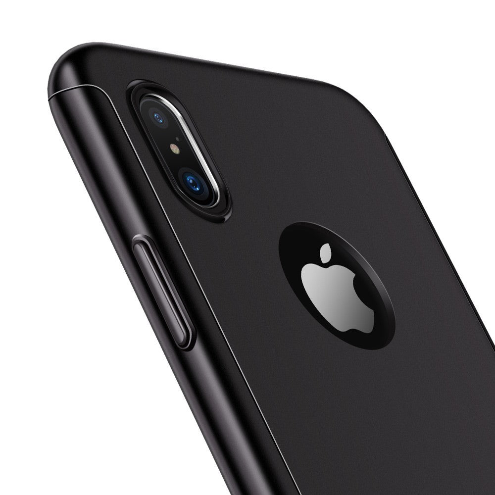 Husa Apple iPhone X Joyroom fata + spate Negru-8