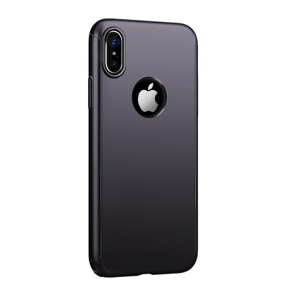 Husa Apple iPhone X Joyroom fata + spate Negru-9