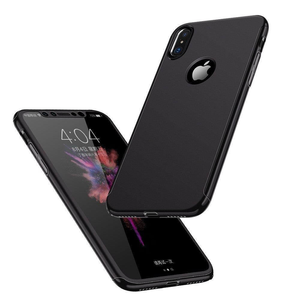 Husa Apple iPhone X Joyroom fata + spate Negru-10