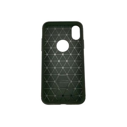 Husa Apple iPhone X Tpu, carbon, Negru-1