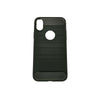 Husa Apple iPhone X Tpu, carbon, Negru-0