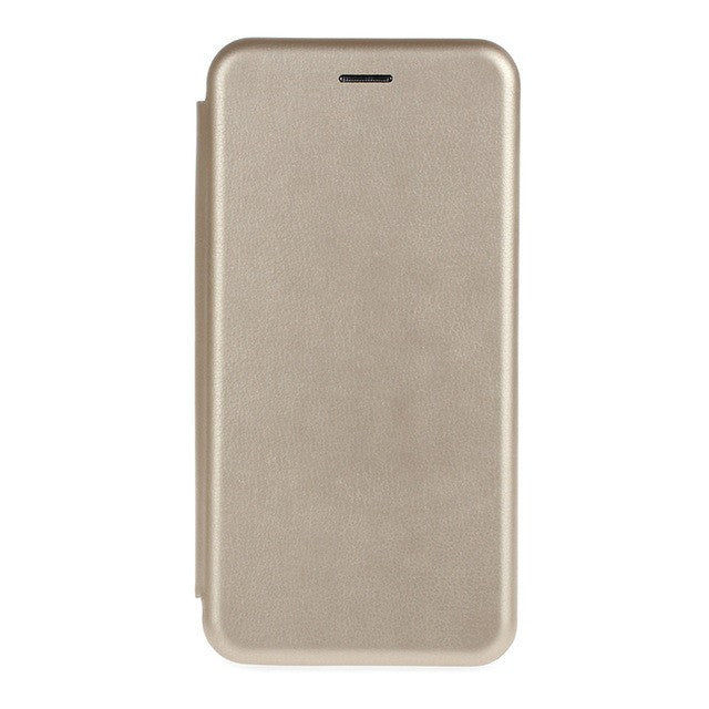 Husa de protectie Flippy compatibila cu Apple iPhone X/XS Magnet Book Case Auriu-2